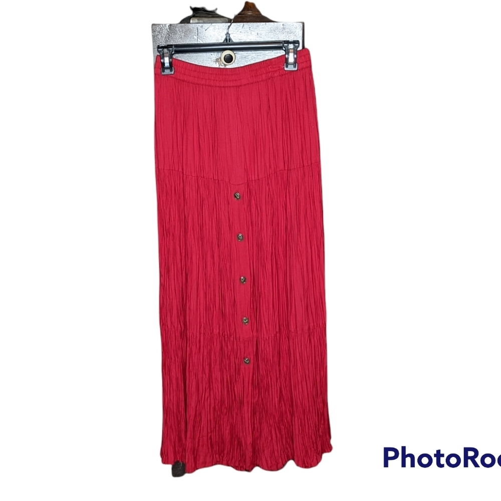 Red Gypsy Style Skirt Size Large